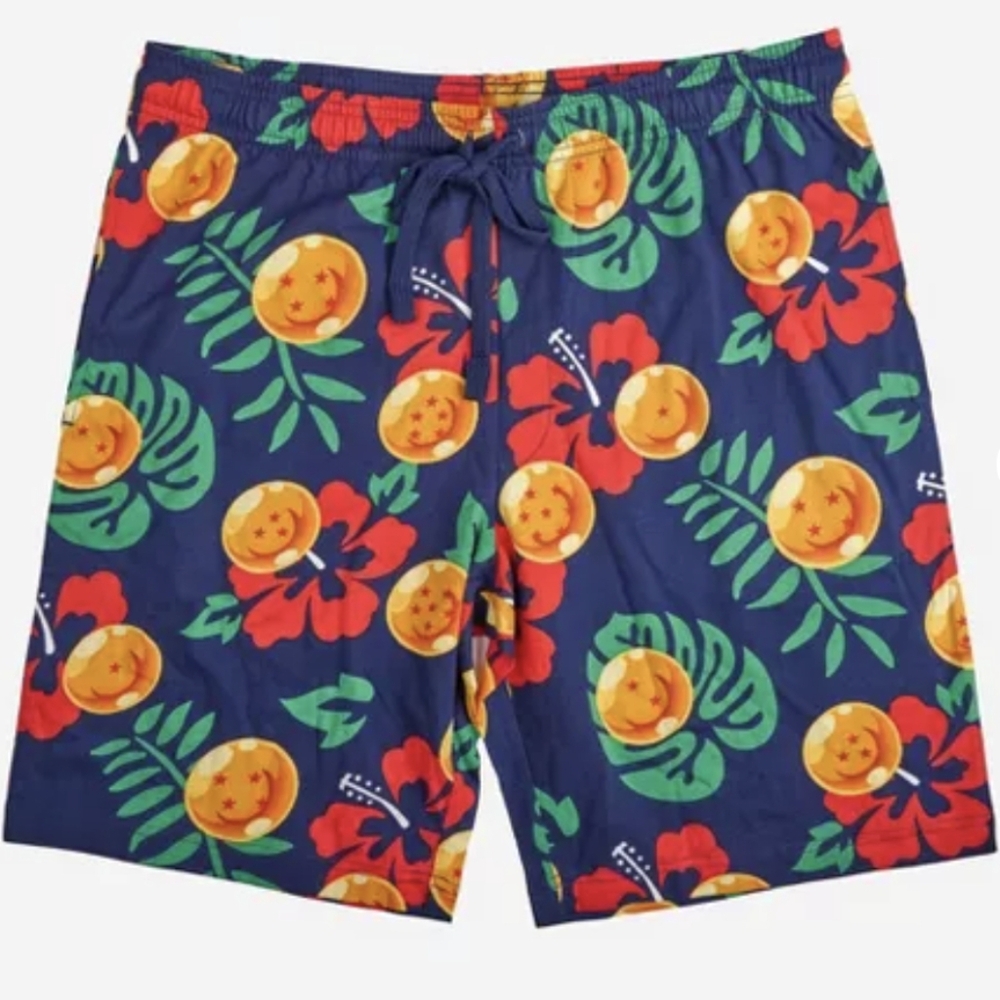Dragon Ball Z Men's Dragonball Z Pajama Shorts Large